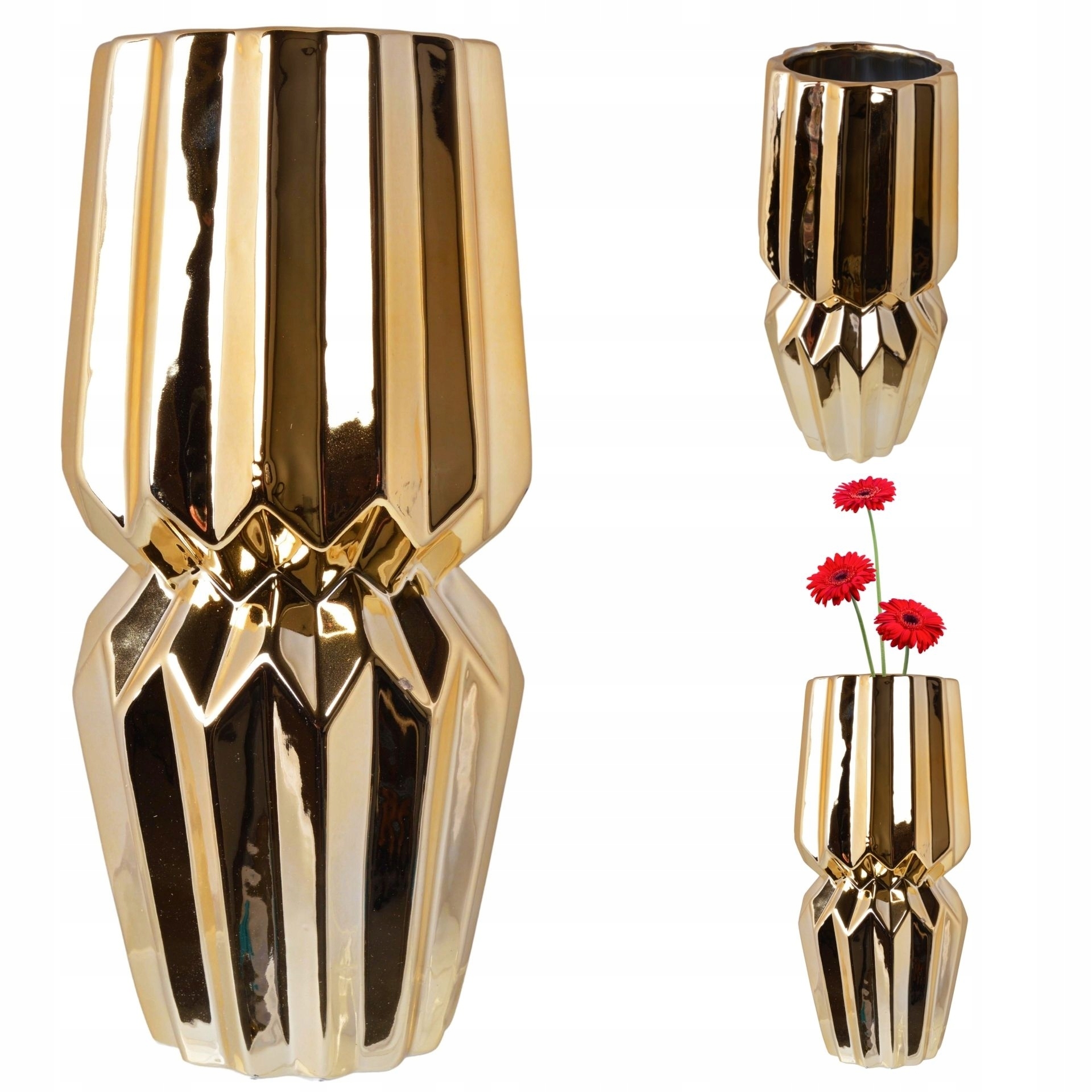 

Wazon Ceramika Duży Złoty Do Sypialni 30