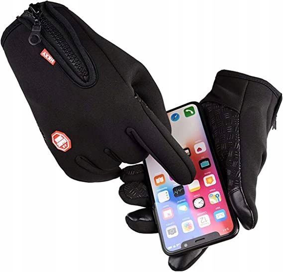 ZIMOWE RĘKAWICZKI DOTYKOWE WODOODPORNE WIATROSZCZELNE SURVIVAL XL Rodzaj pięciopalczaste