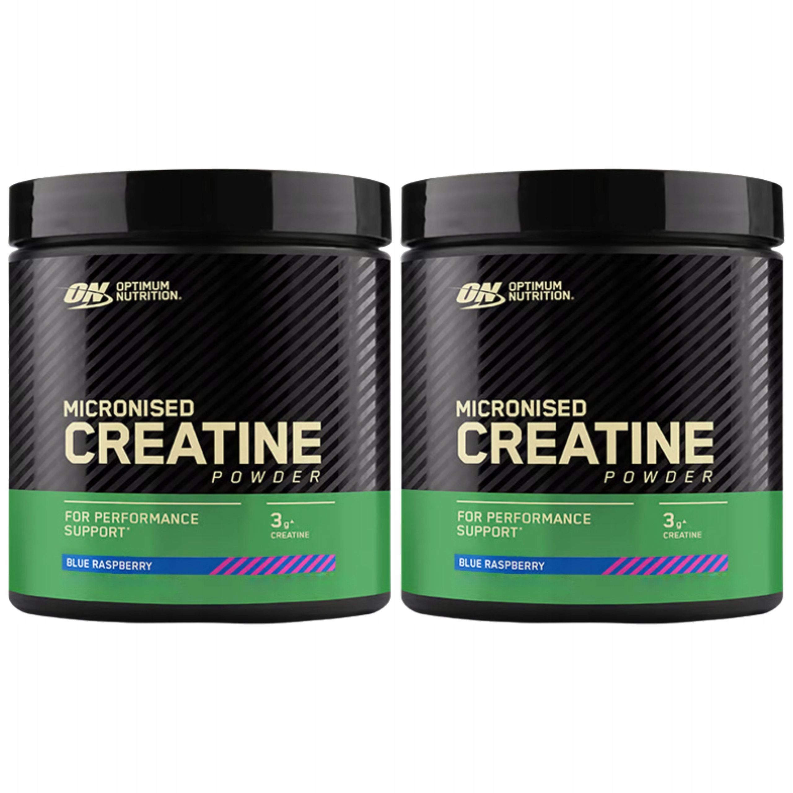 2x Kreatin Optimum Nutrition 317 g Monohydrát Borůvka Síla Hmotnost 70 porcí
