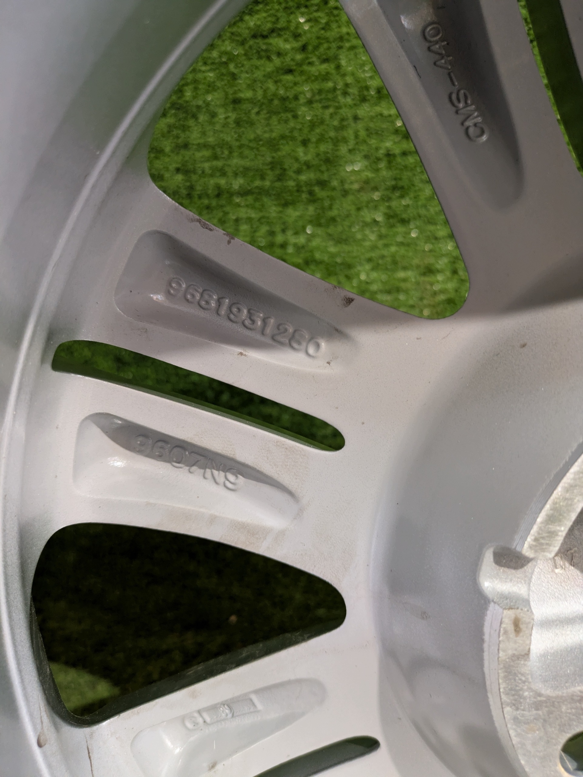 felni alu alufelge PEUGEOT 16" x 7J ET32 NR.F380