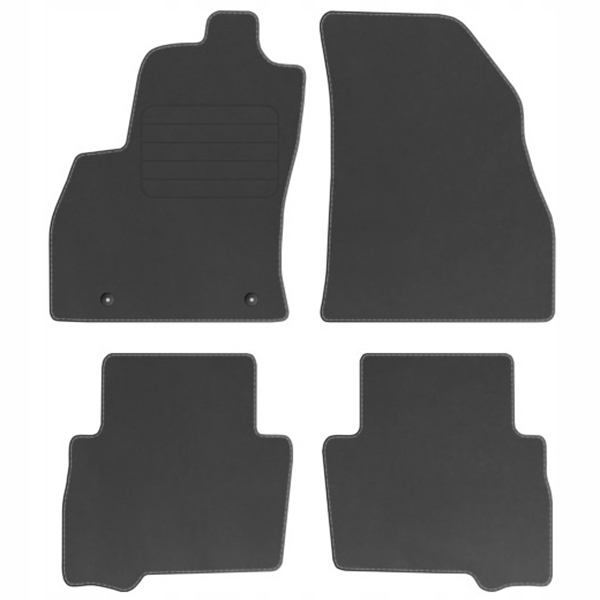 Fiat Fiorino 07-17 Koberce velurové Comfort Grafit