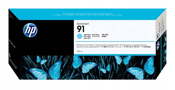 Atrament Hp 91 C9470A modrý (cyan)