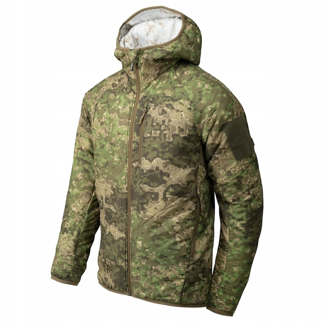 Oboustranná bunda Helikon Wolfhound Hoodie PenCott WildWood/Snowdrift 3XL