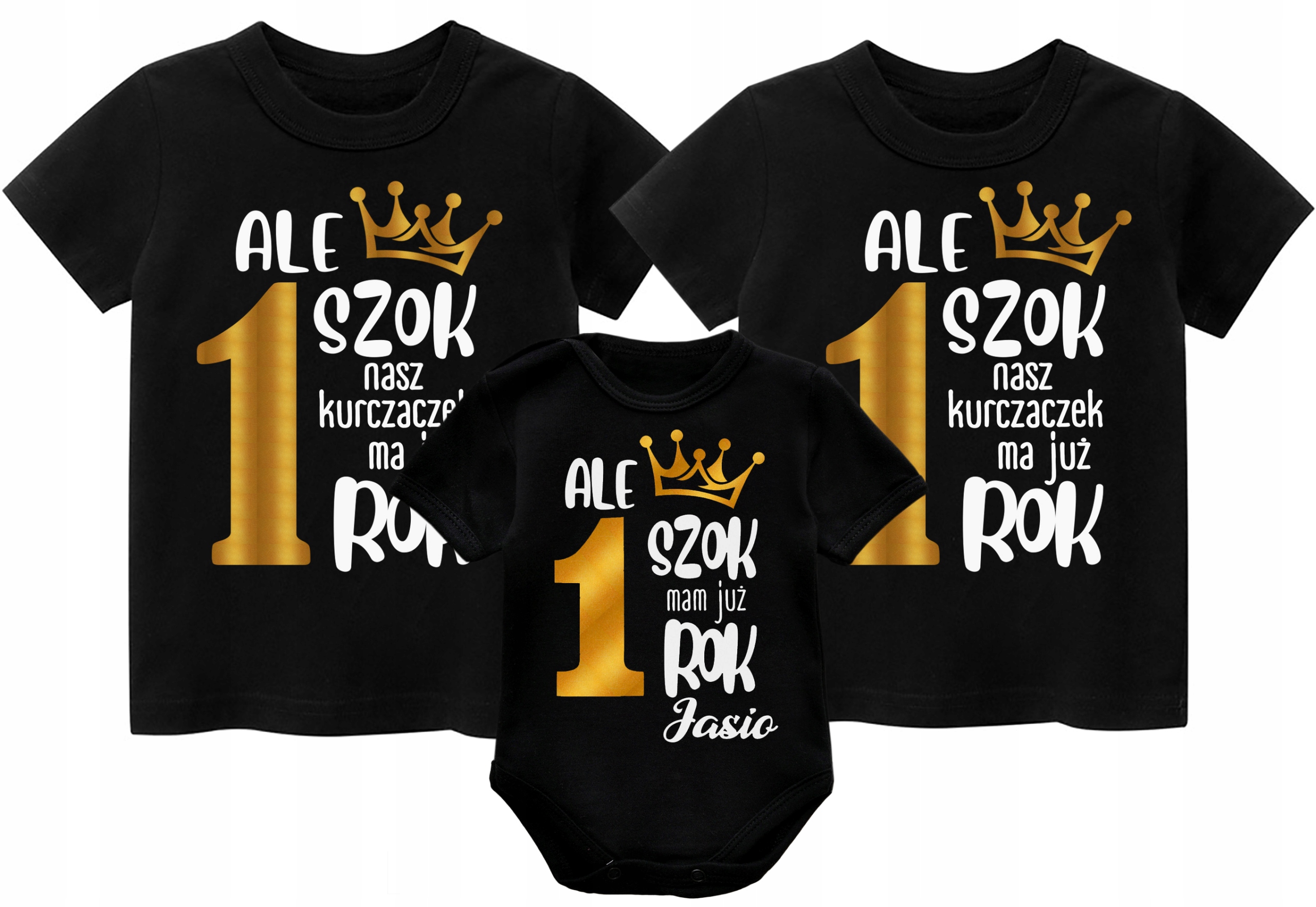 ZESTAW NA URODZINY Mama Tata Dziecko Roczek r. 86