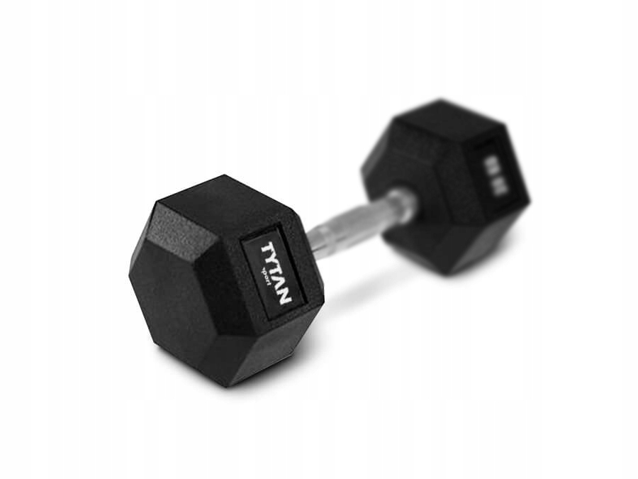 HANTLA STALOWA OGUMOWANA TYTAN SPORT HEX 14KG Materiał wewnętrzny stal