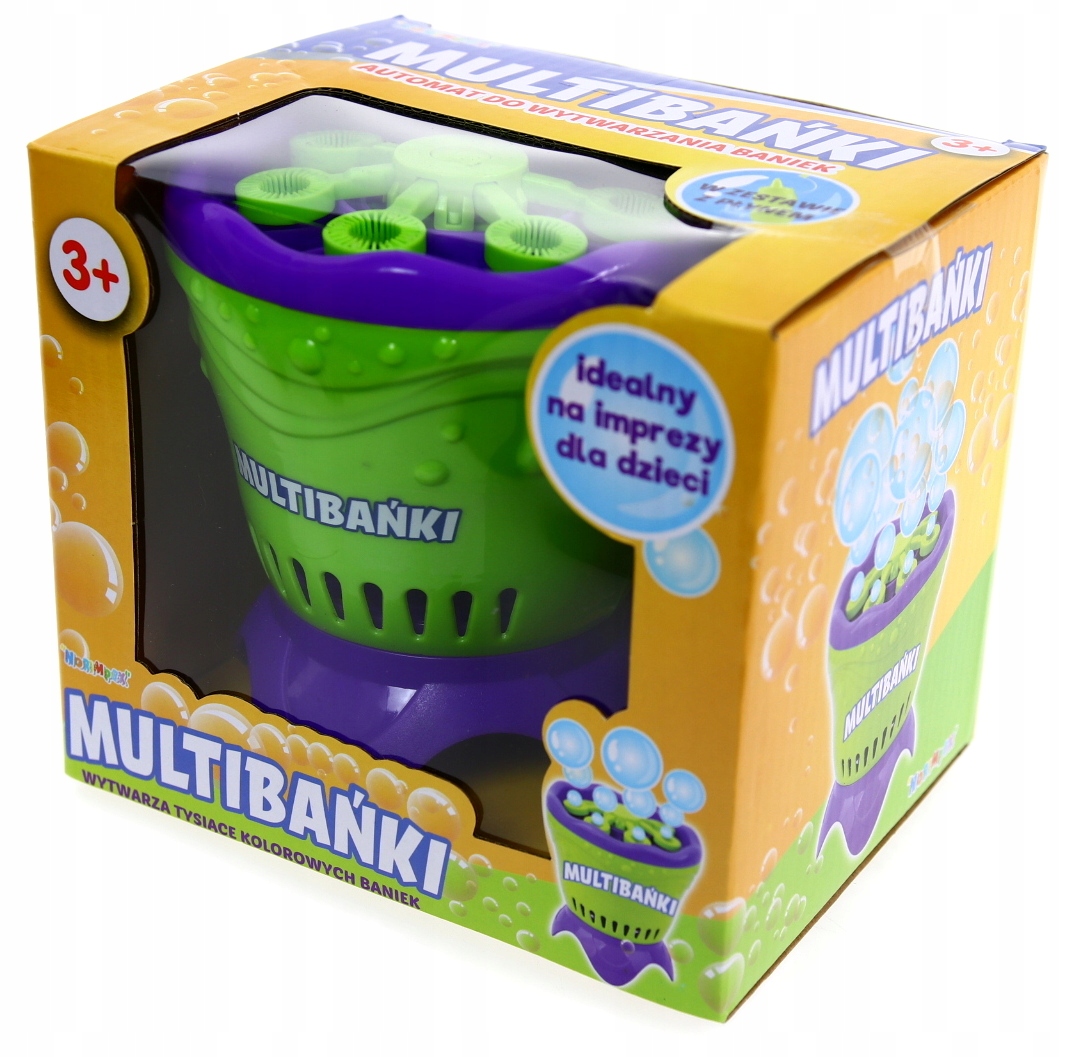 MULTIBAŃKI Generator do baniek mydlanych +PŁYN Marka Norimpex