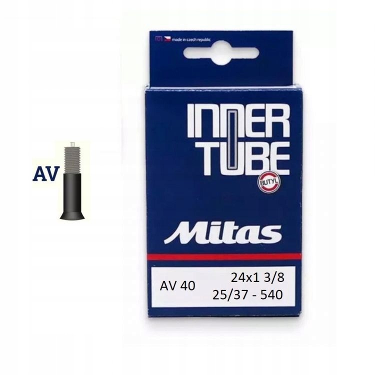 

Mitas dętka AV40 24x1 3/8 25/37-540
