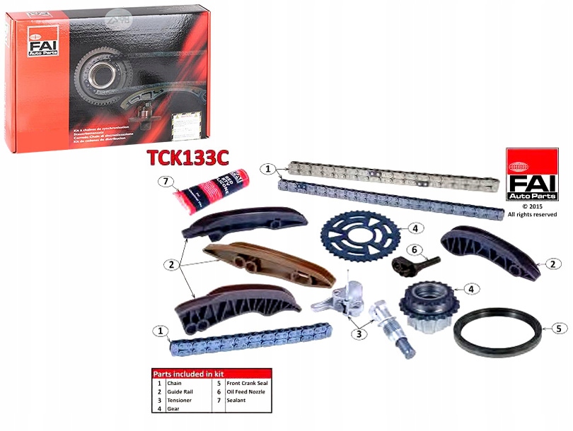 FAITCK133C Sada Rozvodového Řetězu Bmw 3 (E90) 32 Asistent řidiče #33