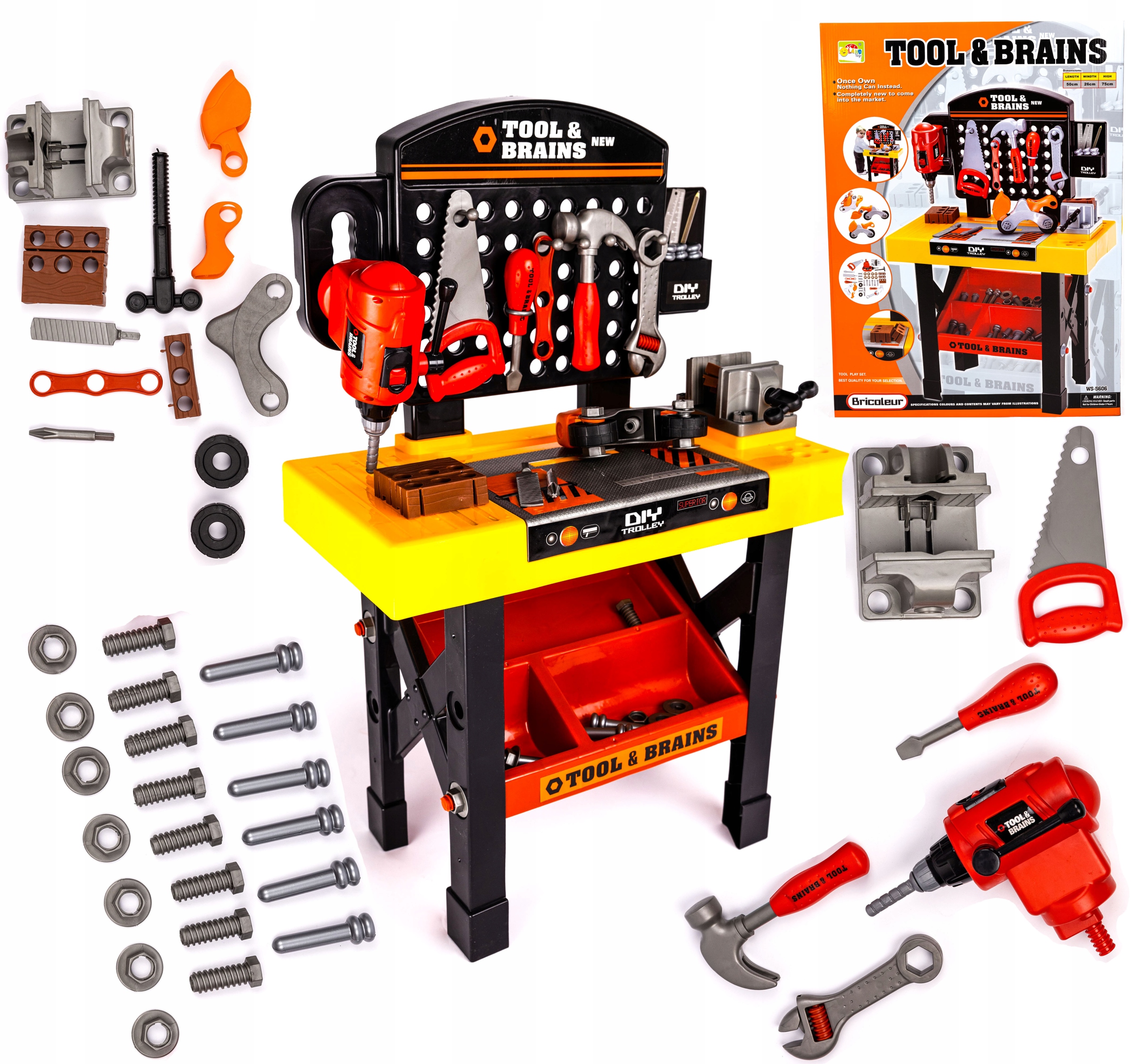 LT07 WARSZTAT DLA DZIECI Z NARZĘDZIAMI ZESTAW