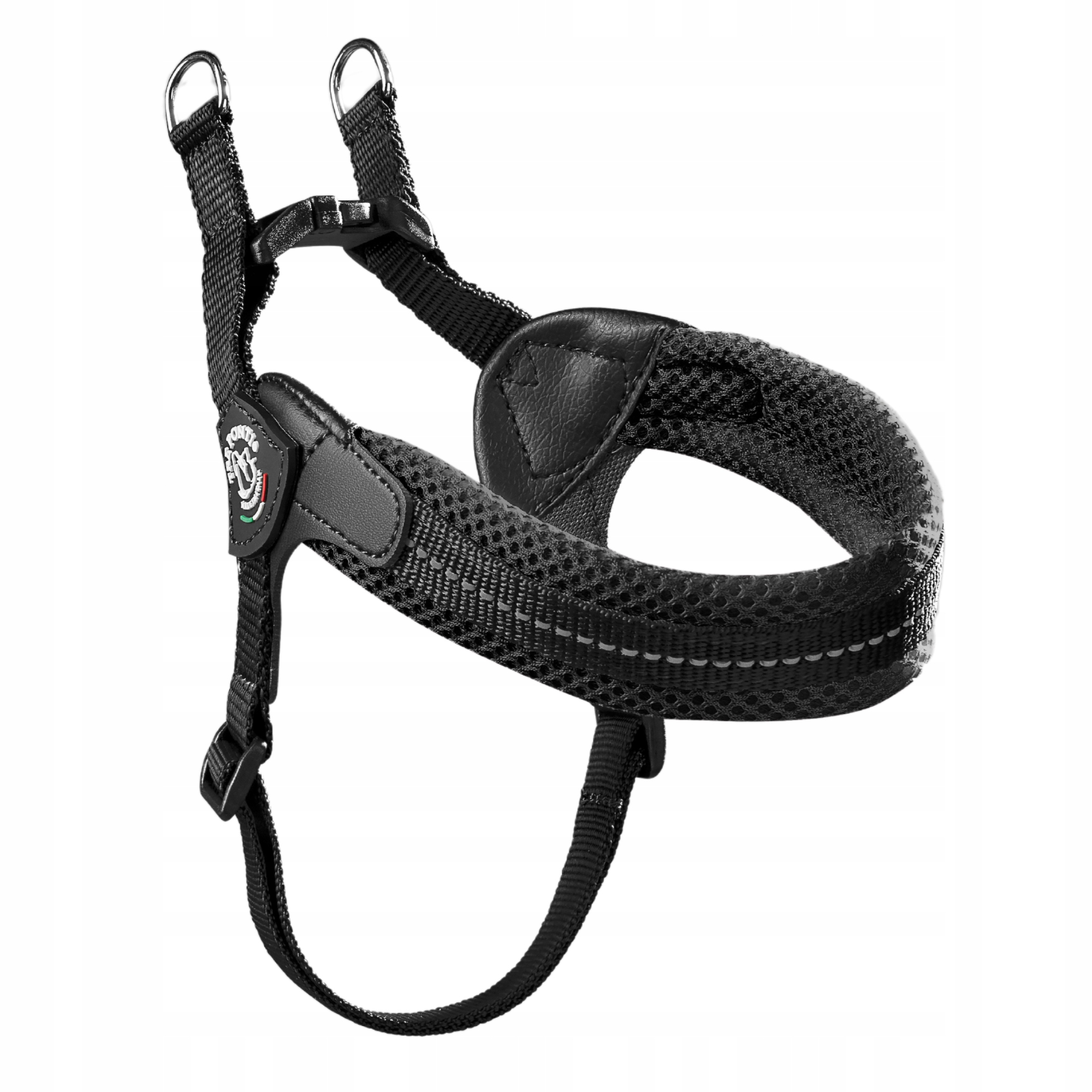 Levně Tre Ponti Pásek pod břichem Mesh 4 černý