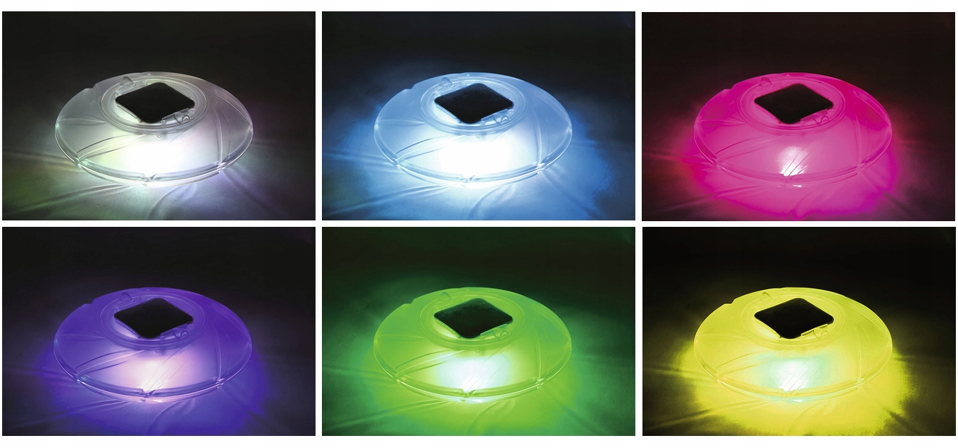 Lampka LED solarna pływająca do basenów ogrodowych Bestway 58111 Rodzaj lampa pływająca