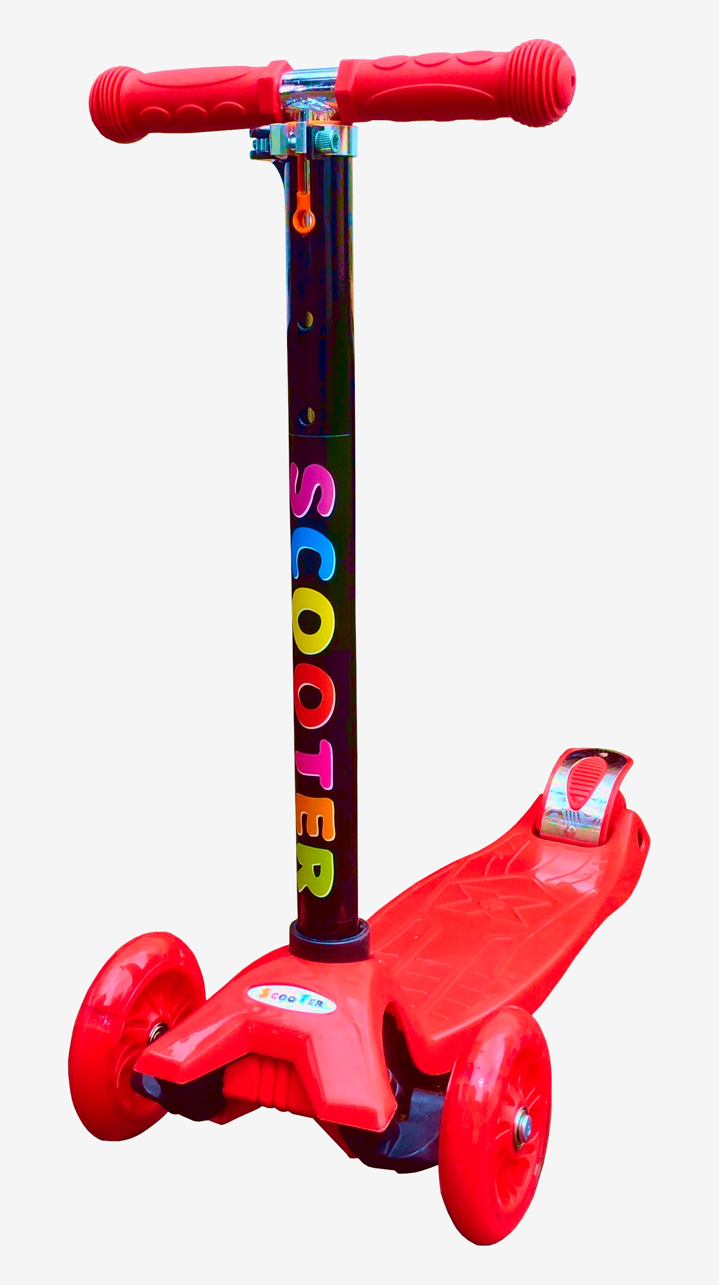 HULAJNOGA BALANSOWA TRÓJKOŁOWA KOŁA LED DO 60 kg Rama Aluminiowa