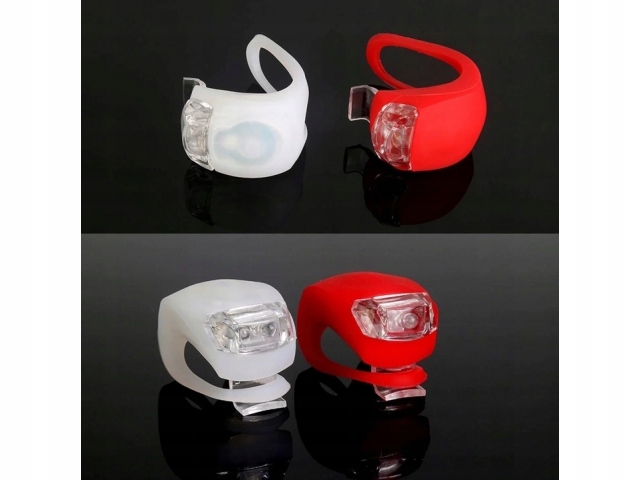 OŚWIETLENIE ROWEROWE LAMPKI 2 LED PRZÓD ROWER 2SZT KOMPLET Model 736302