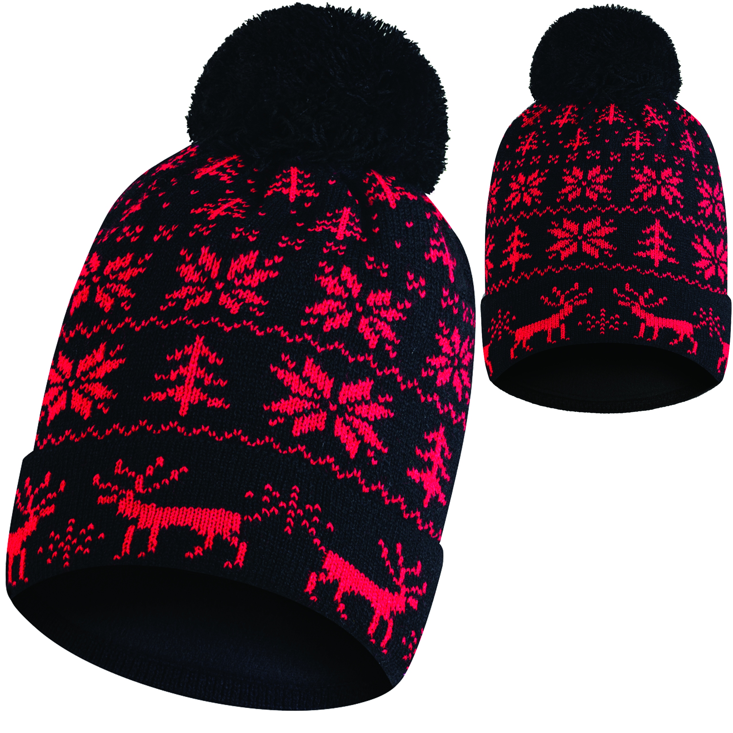 

Czapka zimowa z pomponem polar termoaktywne
