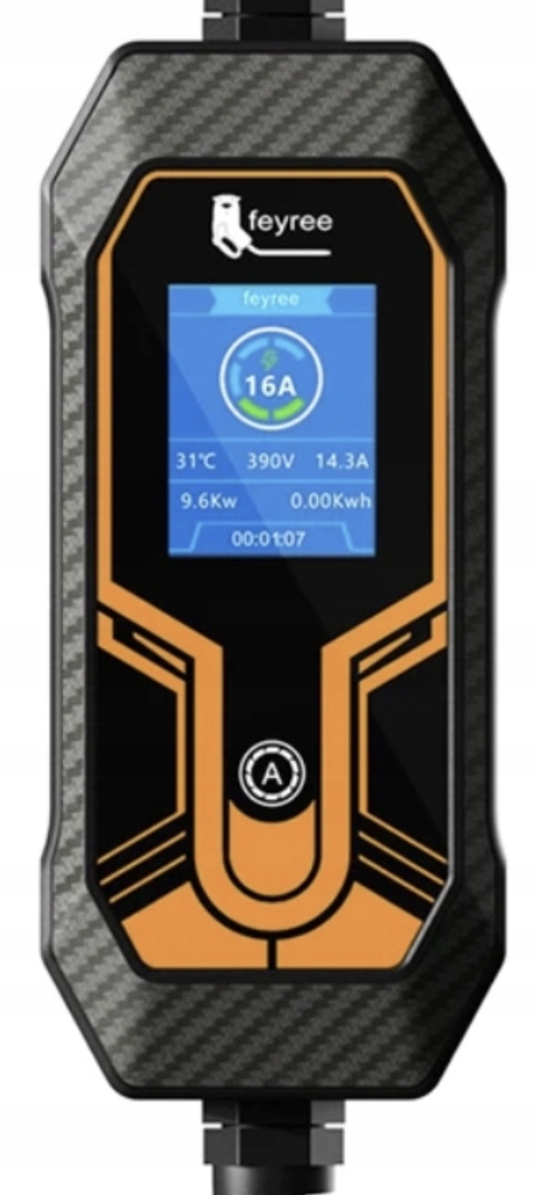 3Fazy 16A 11KW 5m Type 2 Mobilna ładowarka WALLBOX TYPE 2 EV LCD FeyRee Producent części Inny