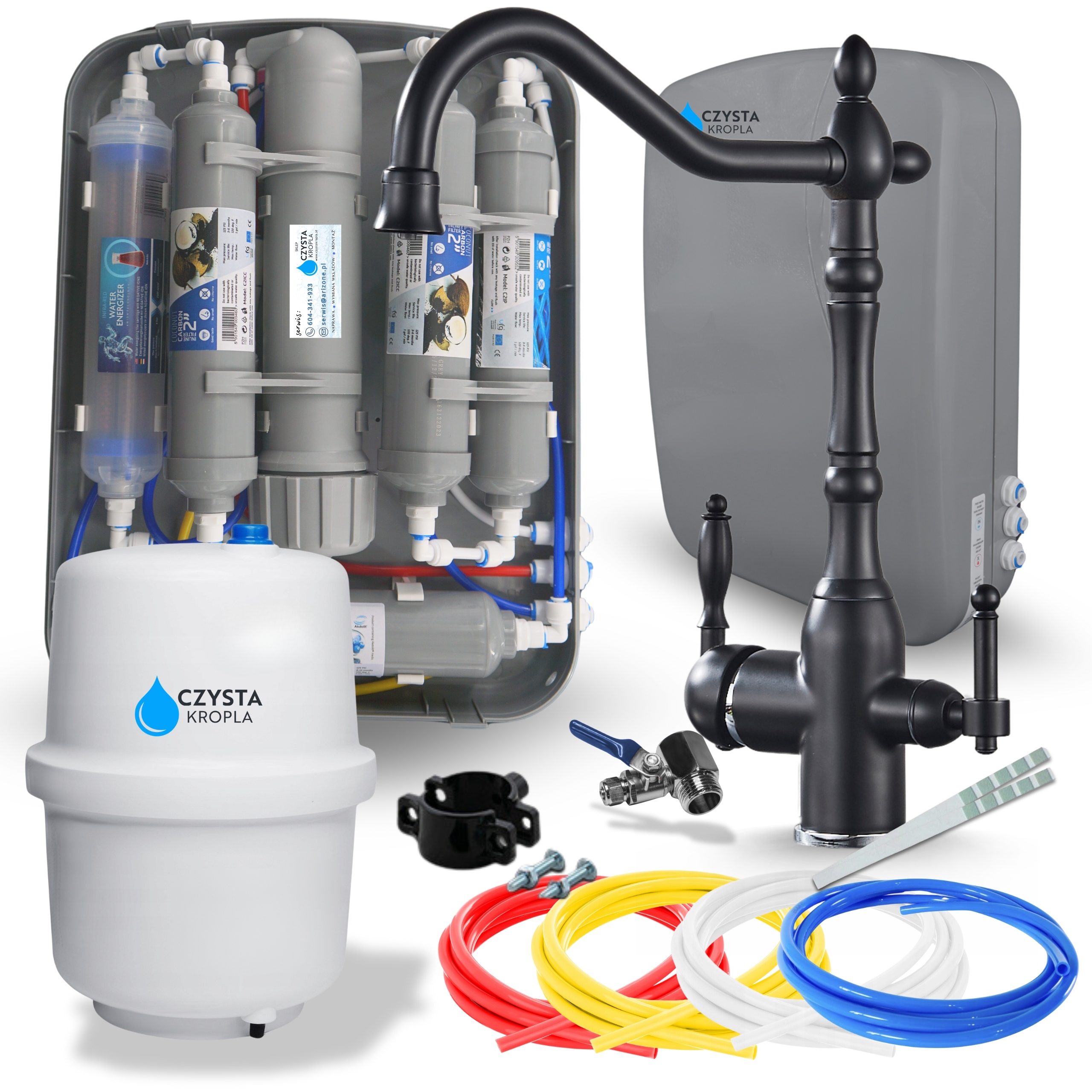 Filtr na vodu Kuchyňský podskříňový pod Dřez Kuchyňská baterie Atest Set