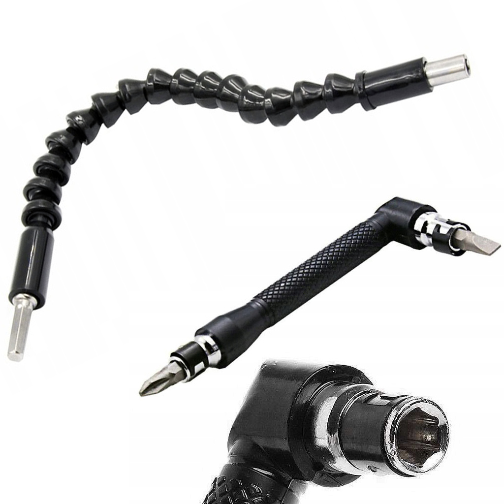 UCHWYT WKRĘTAK KĄTOWY ELASTYCZNA PRZEDŁUŻKA BITÓW