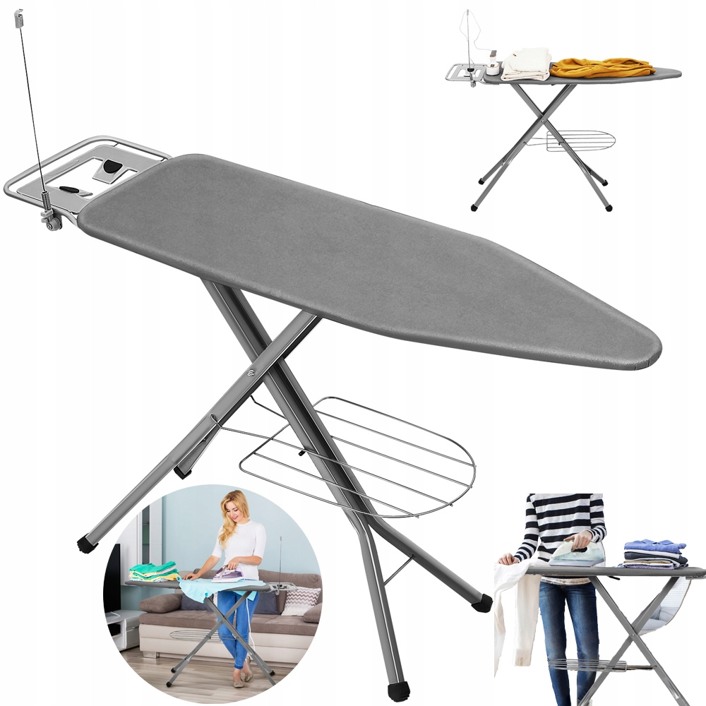 Levně Žehlicí Prkno Velké 143x38cm Skládací Pro Parní Generátor Žehlicí Stanici