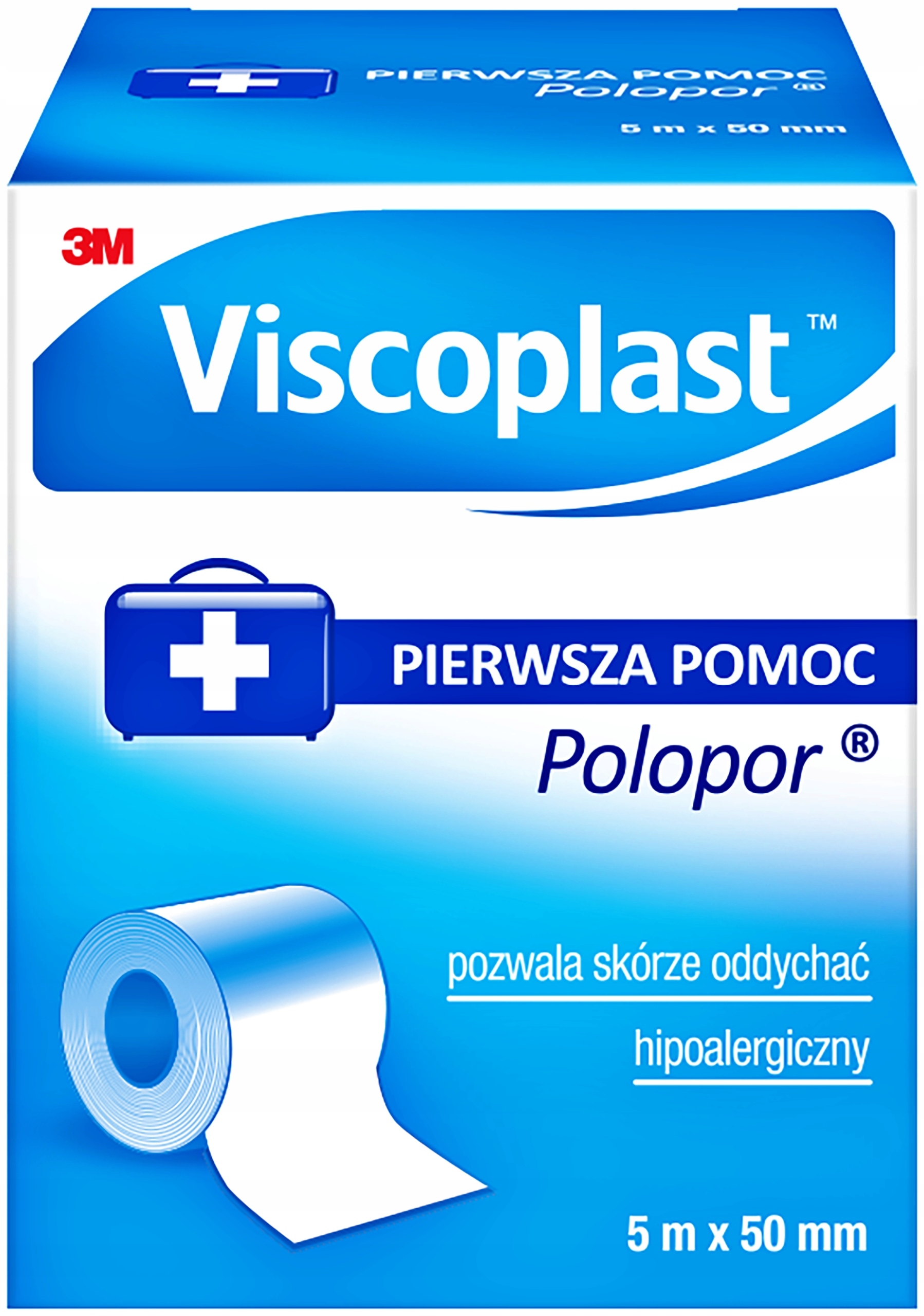 

Viscoplast Polopor przylepiec włókninowy 5m x 50mm