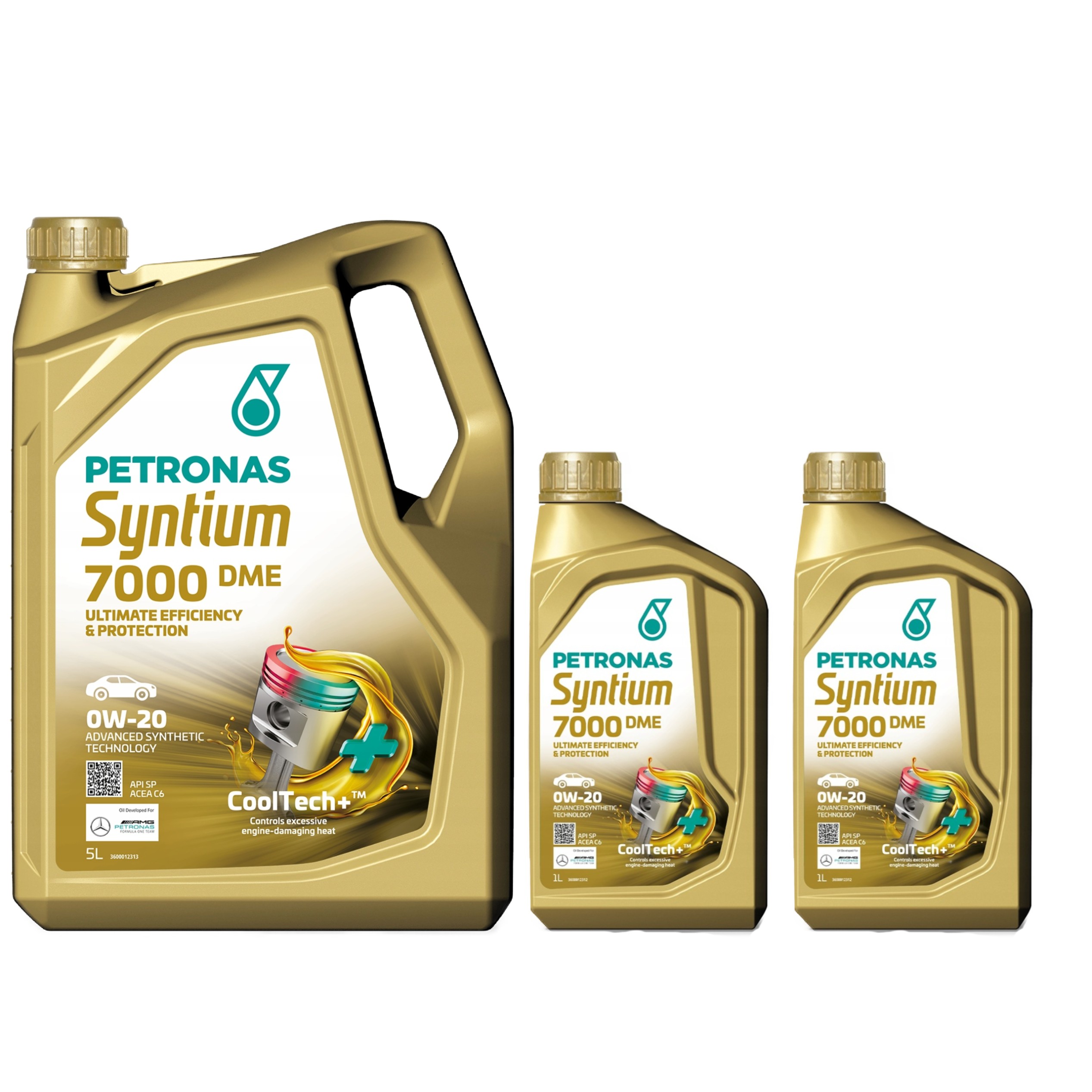 Petronas Syntium 7000DME 0W-20 Sp 5L+PETRONAS Syntium 7000DME 0W-20 Sp 1Lx2