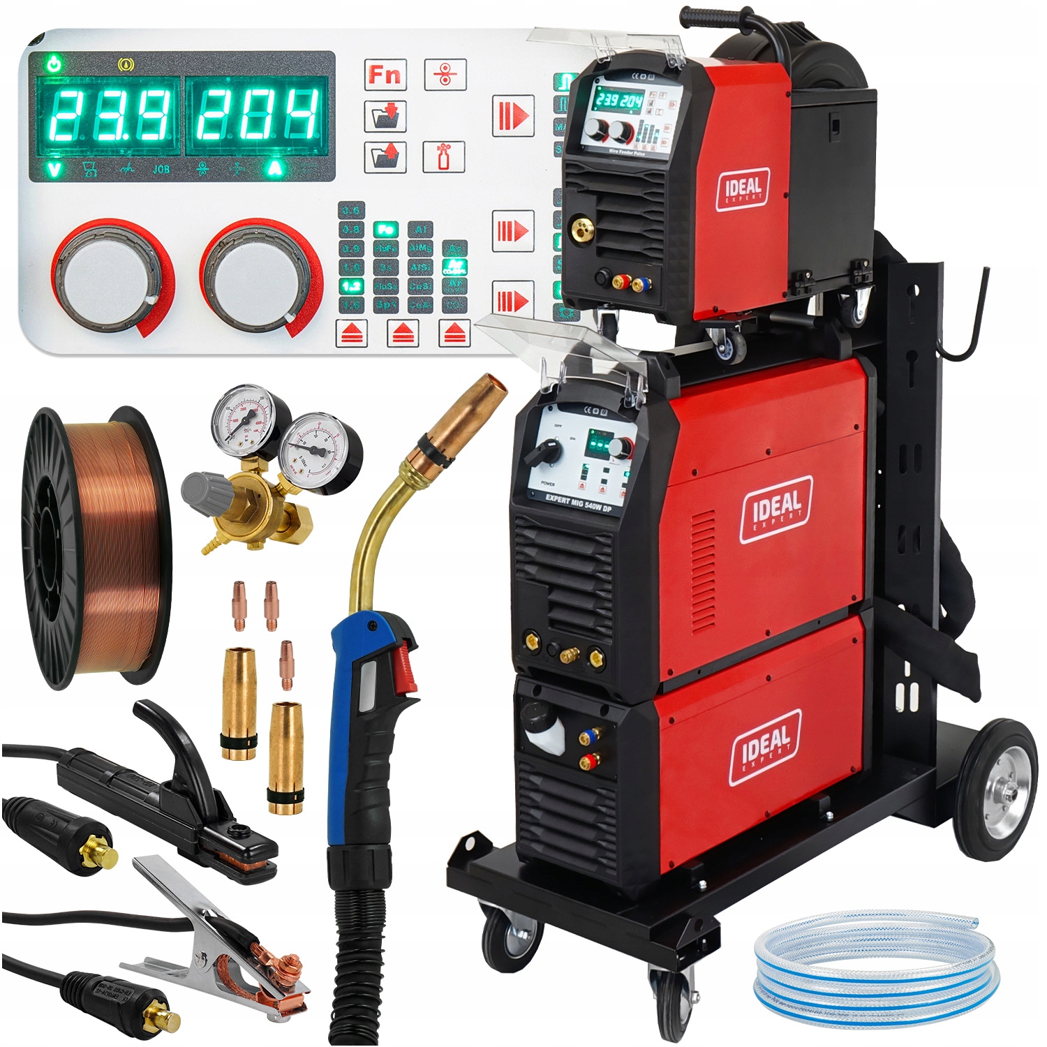 Spawarka Mig Mag Ideal Mig 500A półautomat Migomat Mma Tig Puls 400V