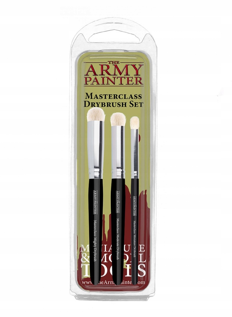 Army Painter Masterclass Drybrush Set 3 štětce