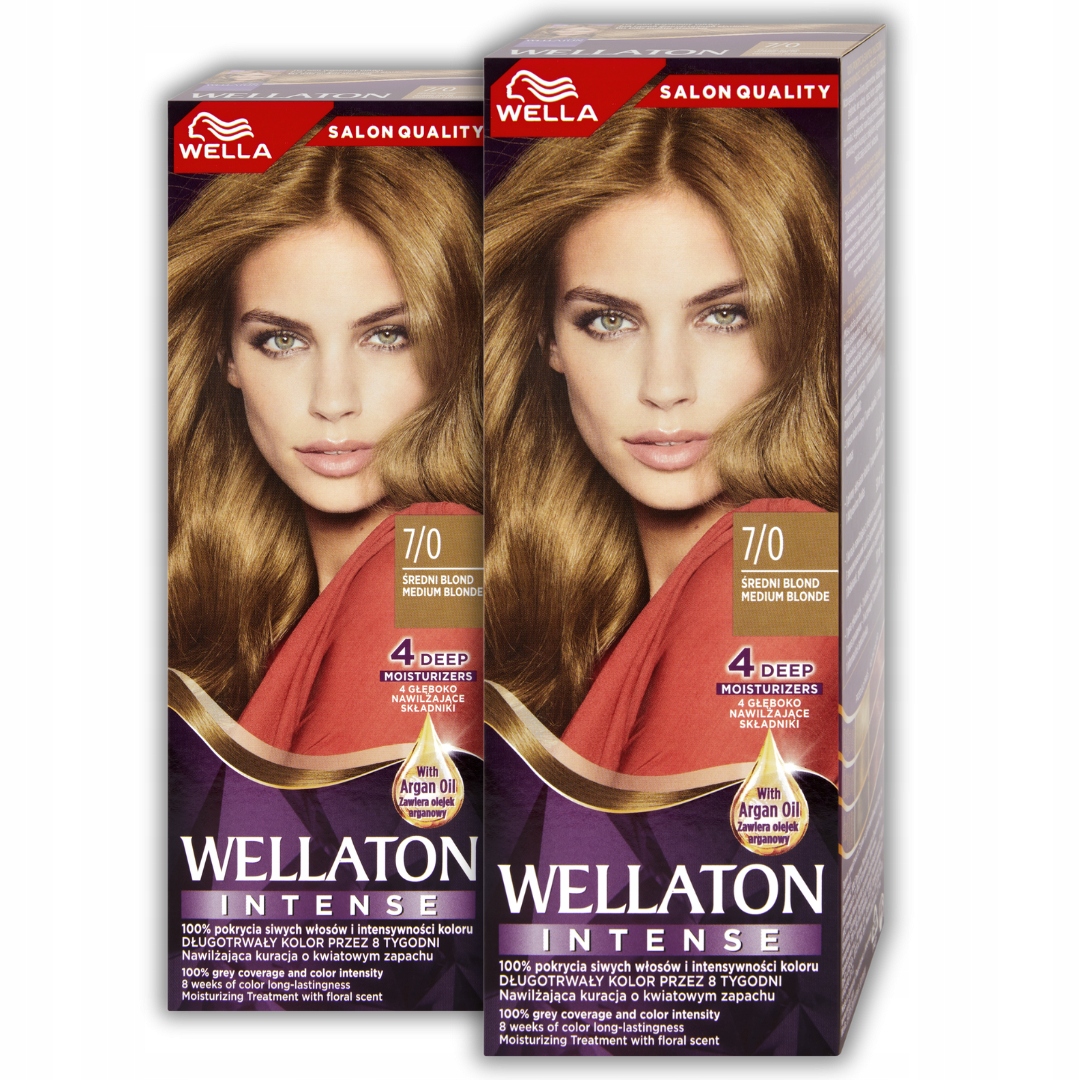 Wellaton Intense Farba na vlasy 7/0 Stredná Blond