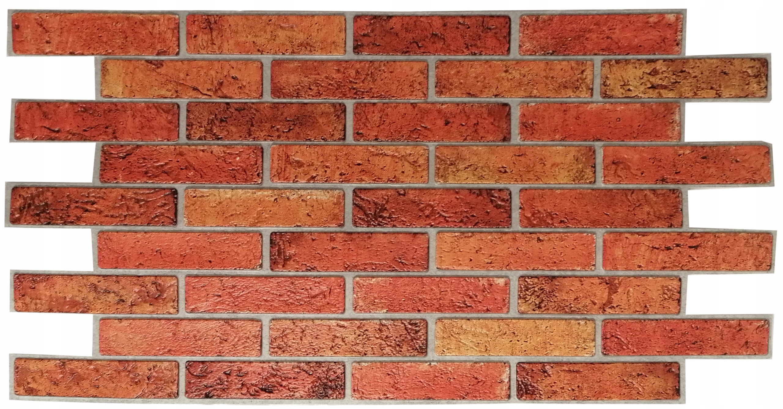

Ścienne Panele 3D Pcv Retro Brick Cegła Czerwona