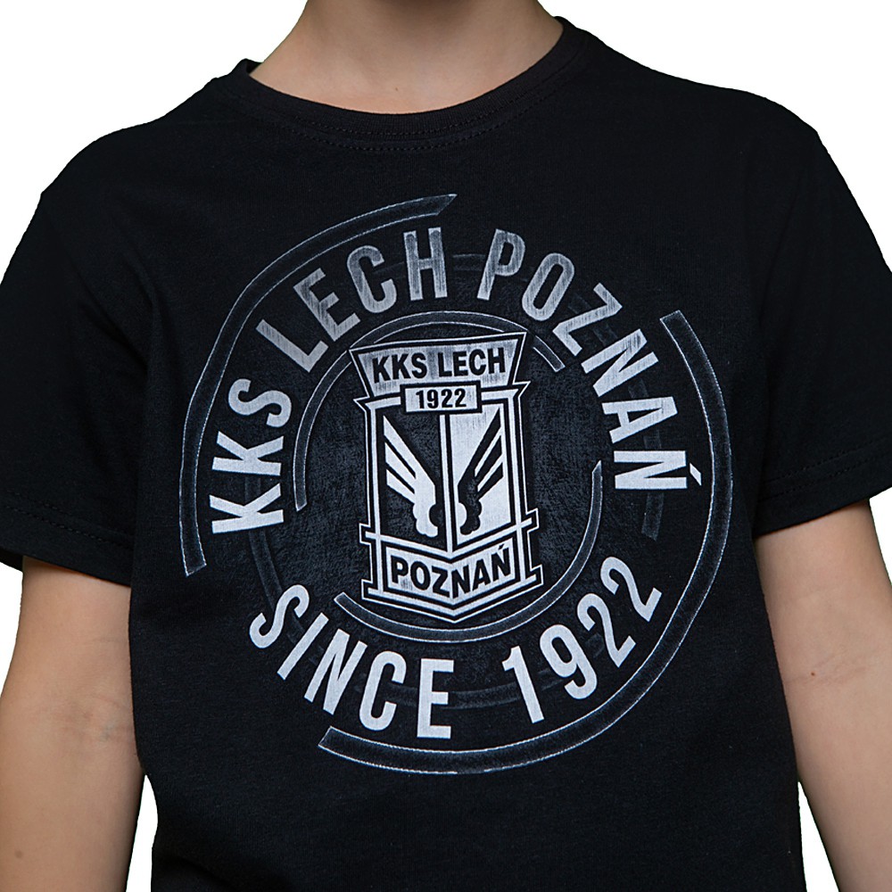 KOSZULKA DZIECIĘCA LECH POZNAŃ 1922 CZARNA 116