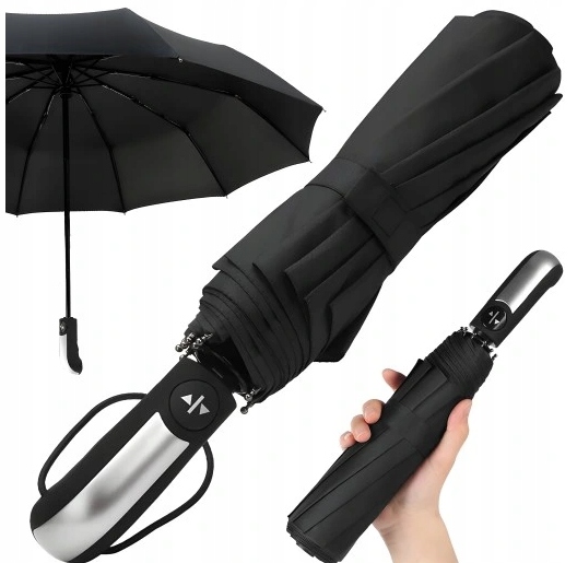 PARASOL 60 CM AUTOMATYCZNY PARASOLKA SKŁADANA + POKROWIEC
