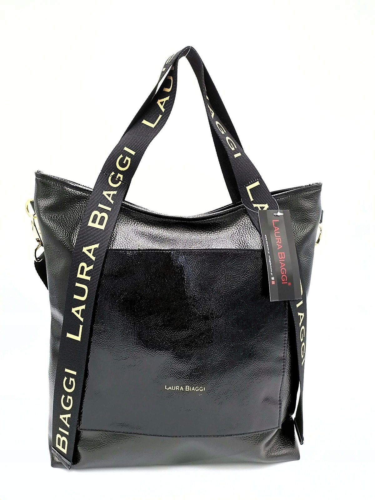 

Laura Biaggi torebka damska Shopper czarna
