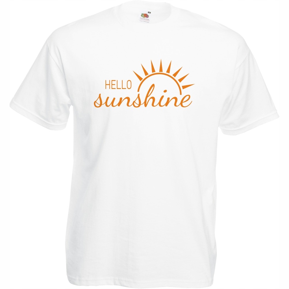 

Koszulka hello sunshine słońce XXL biała