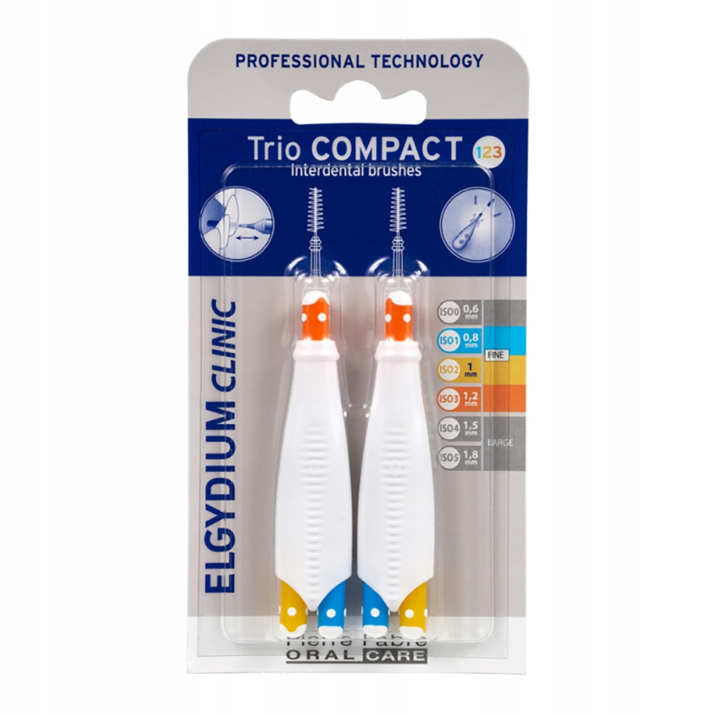

Elgydium Trio Compact 123 szczoteczki międzyzębowe