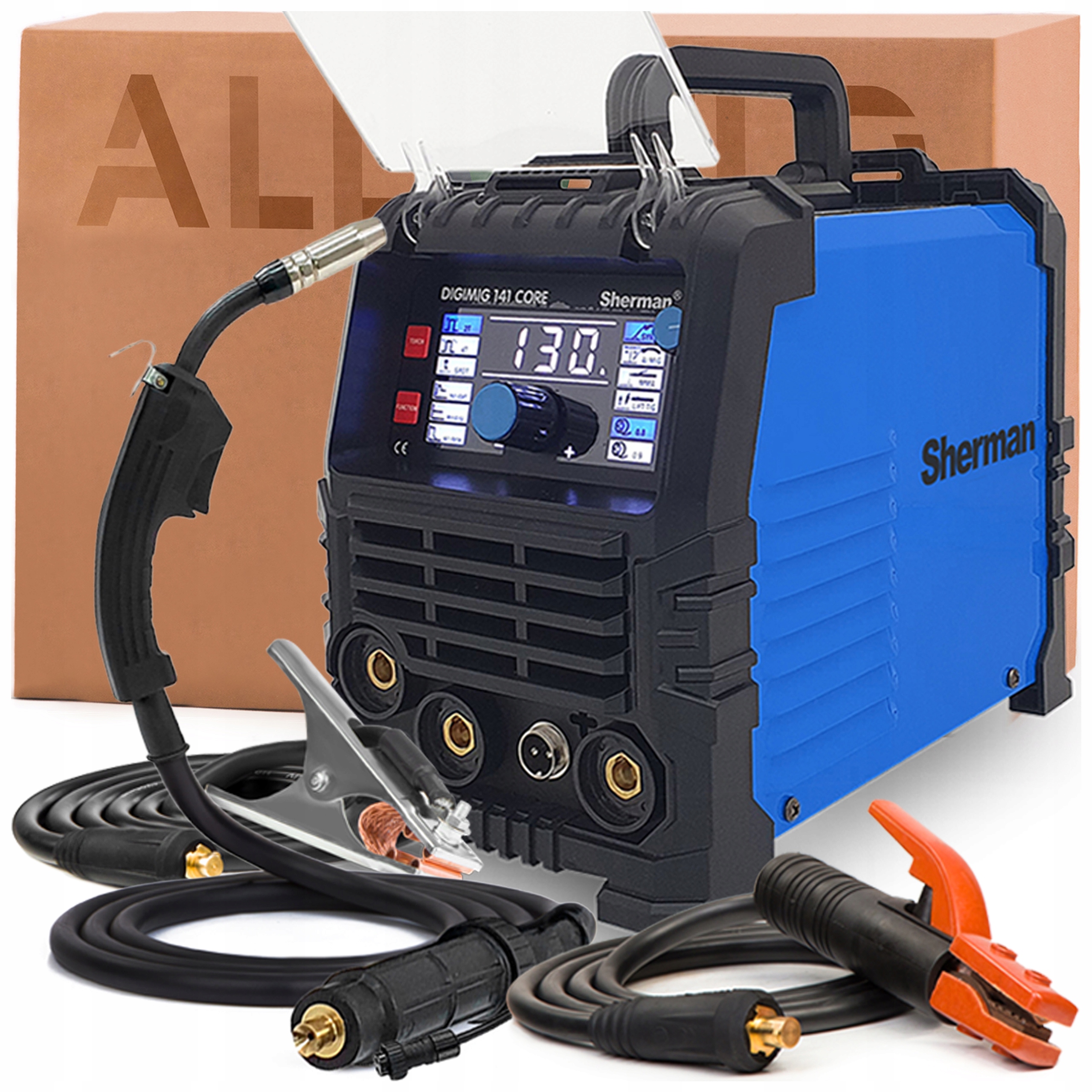 Svařovací Stroj Sherman Digimig 141 Core 230V 130A Synergie Tig Lift Mma Spot Flux