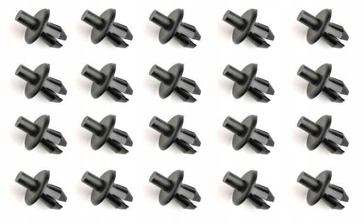20x SPINKI KOŁKI 8mm NADKOLI PROGU ZDERZAKA OSŁON AUDI BMW FORD MERCEDES VW