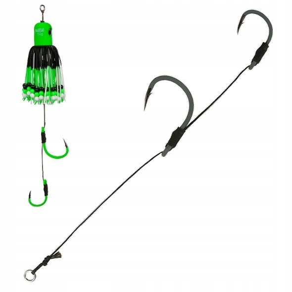 MadCat Fluo A-Static Clonk Teaser Rig #10/0 #8/0