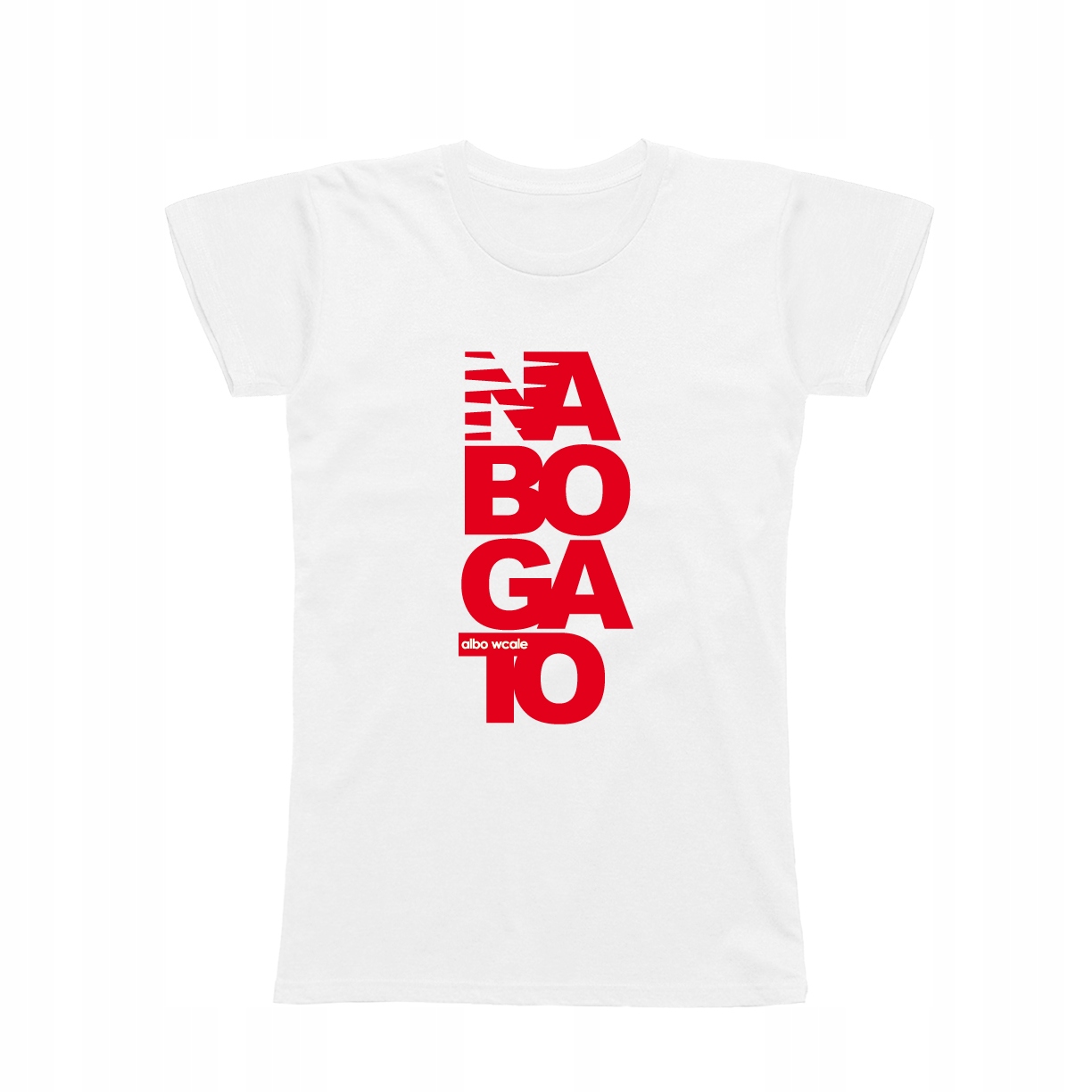

S - Koszulka T-shirt Na Bogato Albo Wcale Śmieszna
