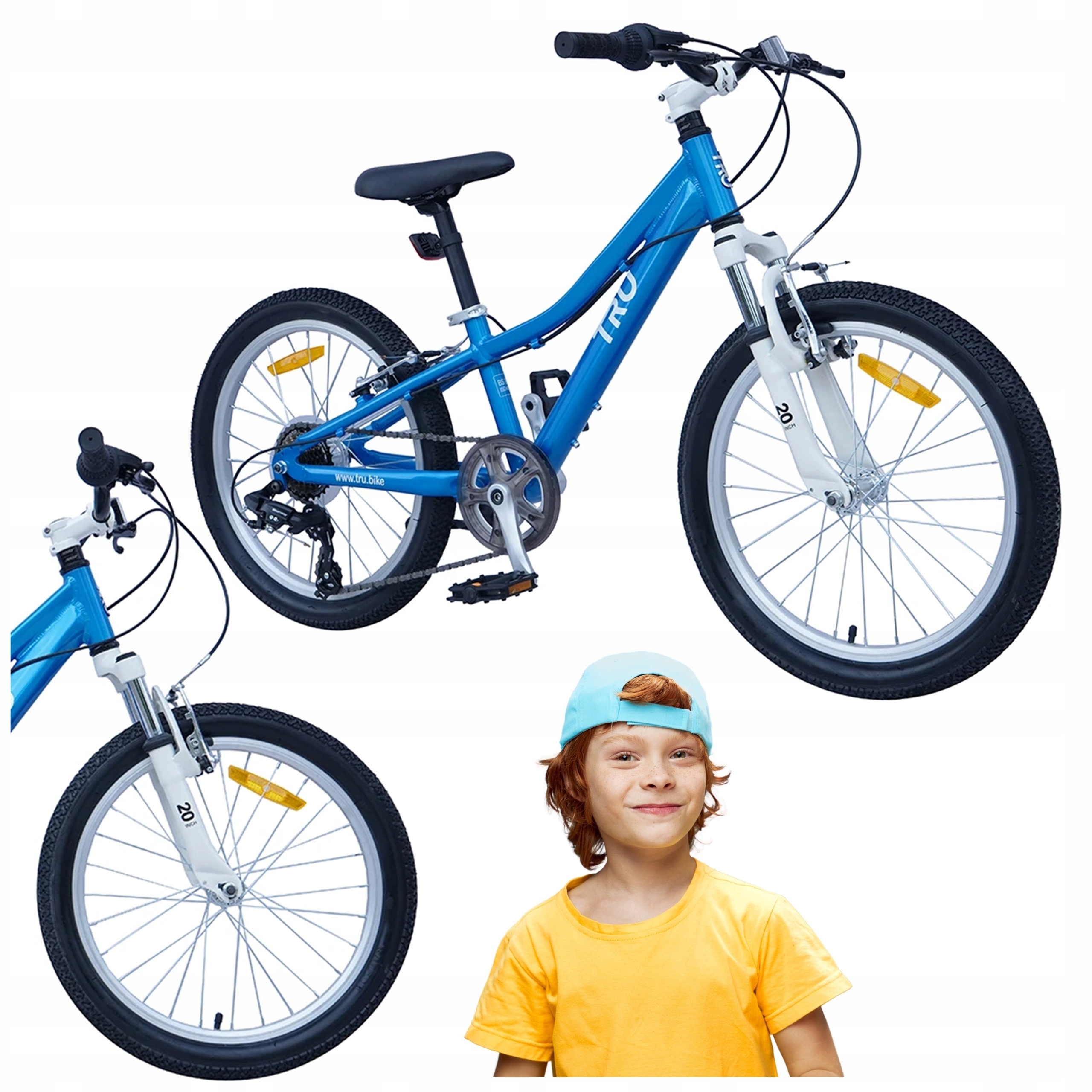 Rower 20 Cali Tru Rower Dziecięcy Aluminiowy Lekki Gratisy