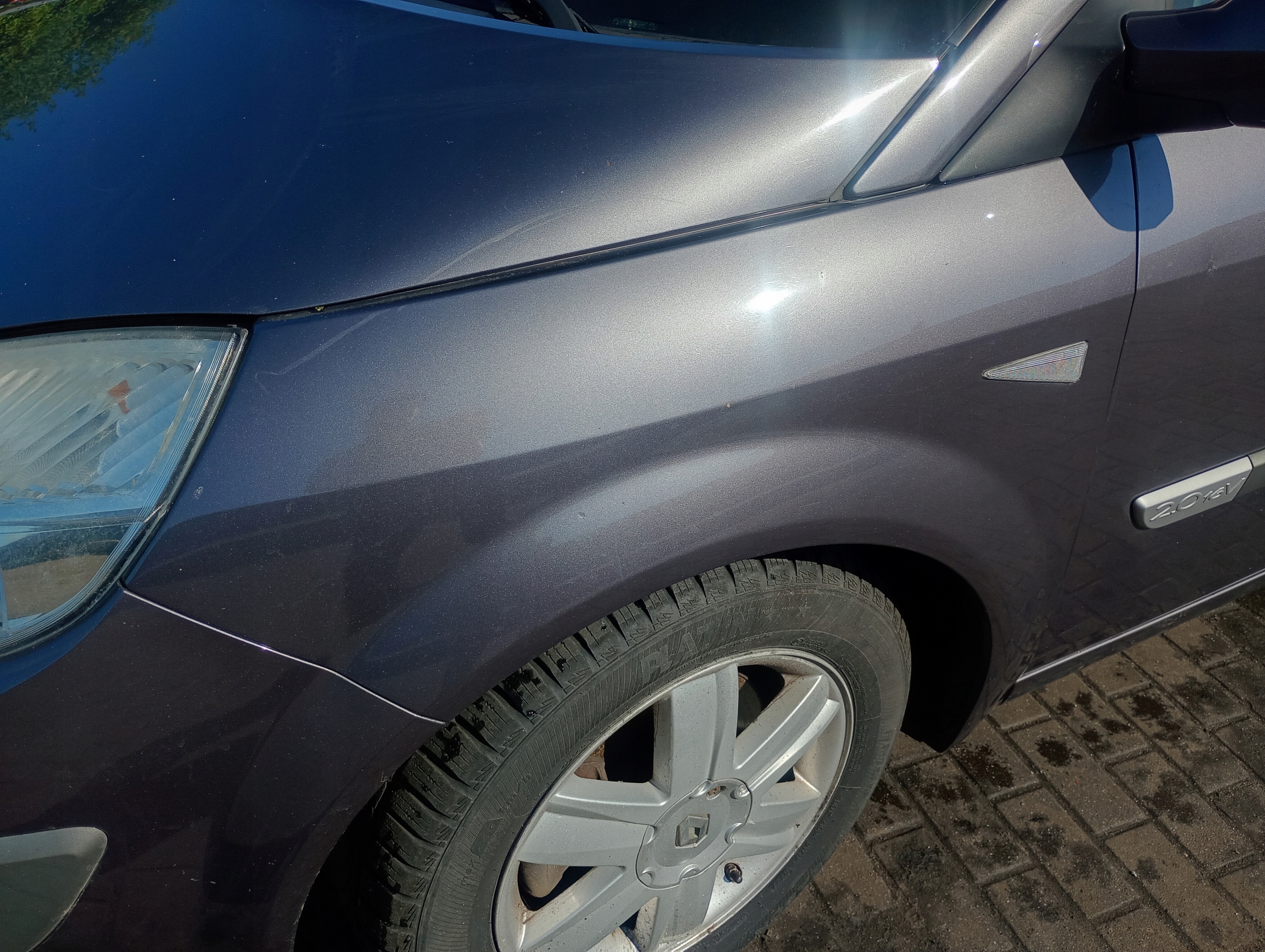 fender left front front Renault Scenic 2 II 03-09 kod lakieru TEC68