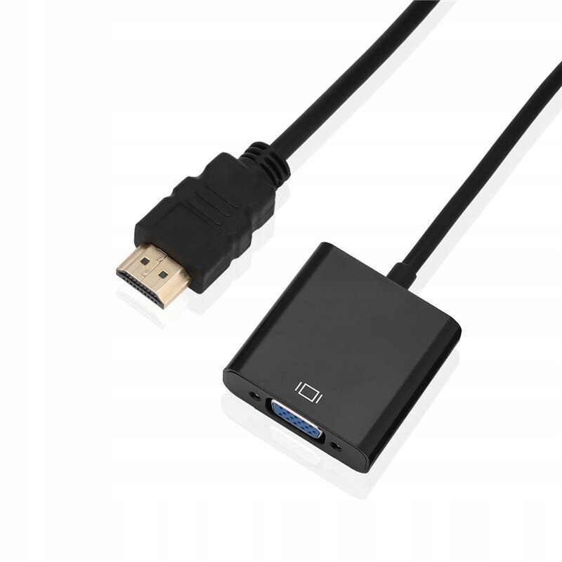 Adapter Konwerter z HDMI do VGA kabel DSUB FV