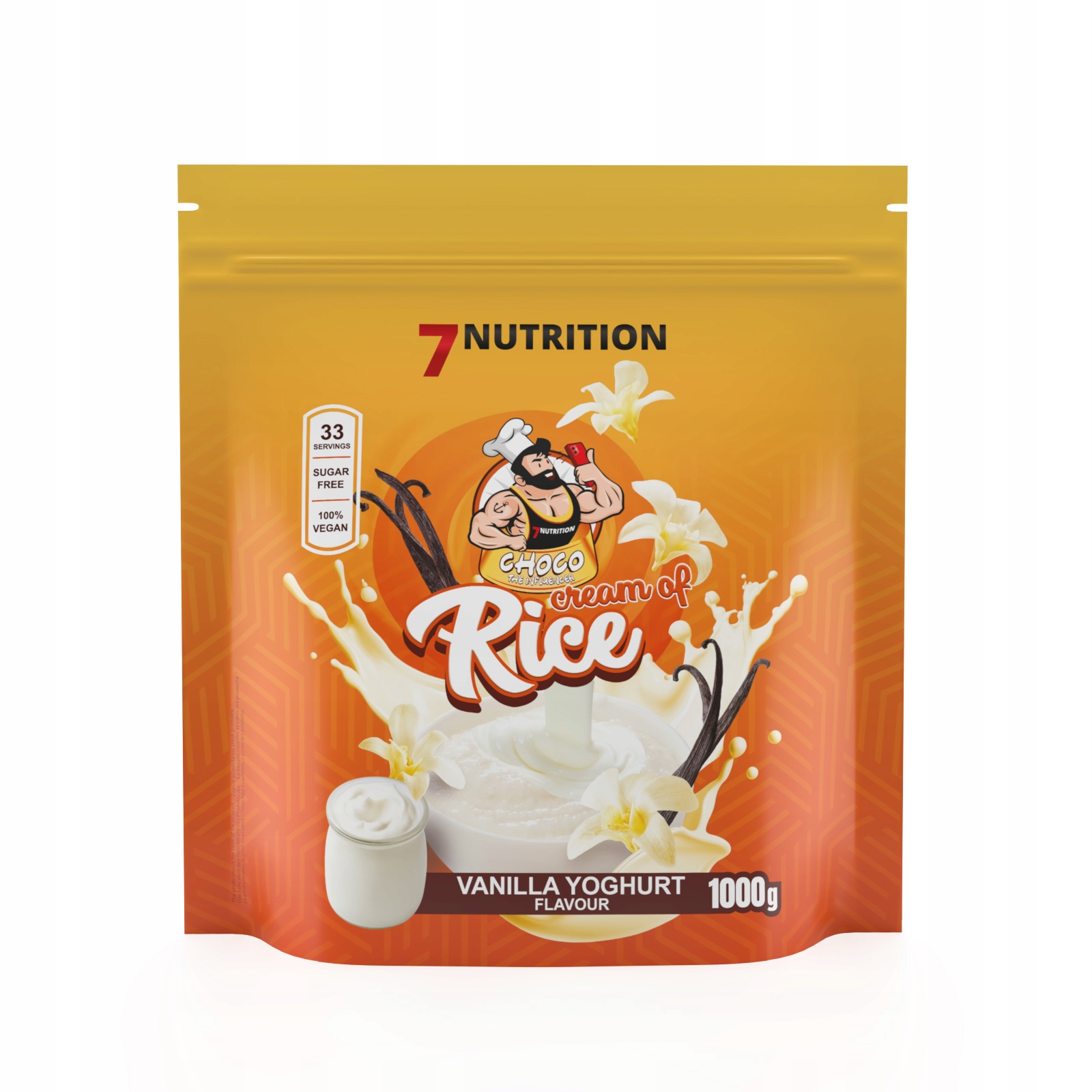 7NUTRITION Rýžový krém 1 kg vanilkového jogurtu