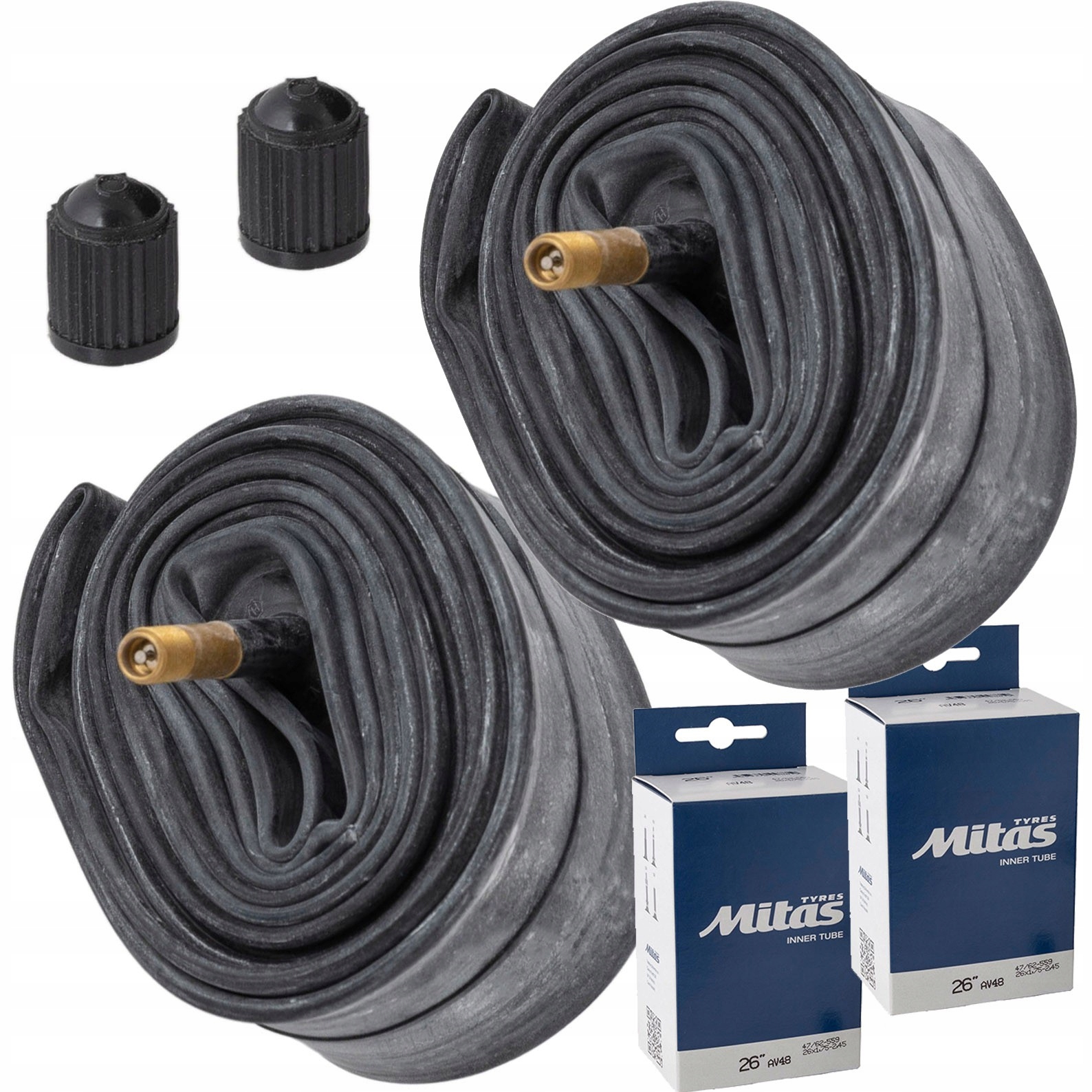 

Zestaw 2 X Dętka 26 X 1,75/2,45 Rubena AV-48MM