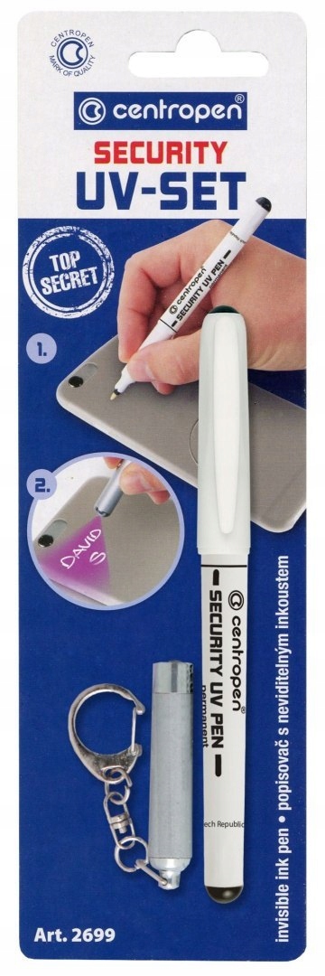 

Marker Uv z latarką Security Uv