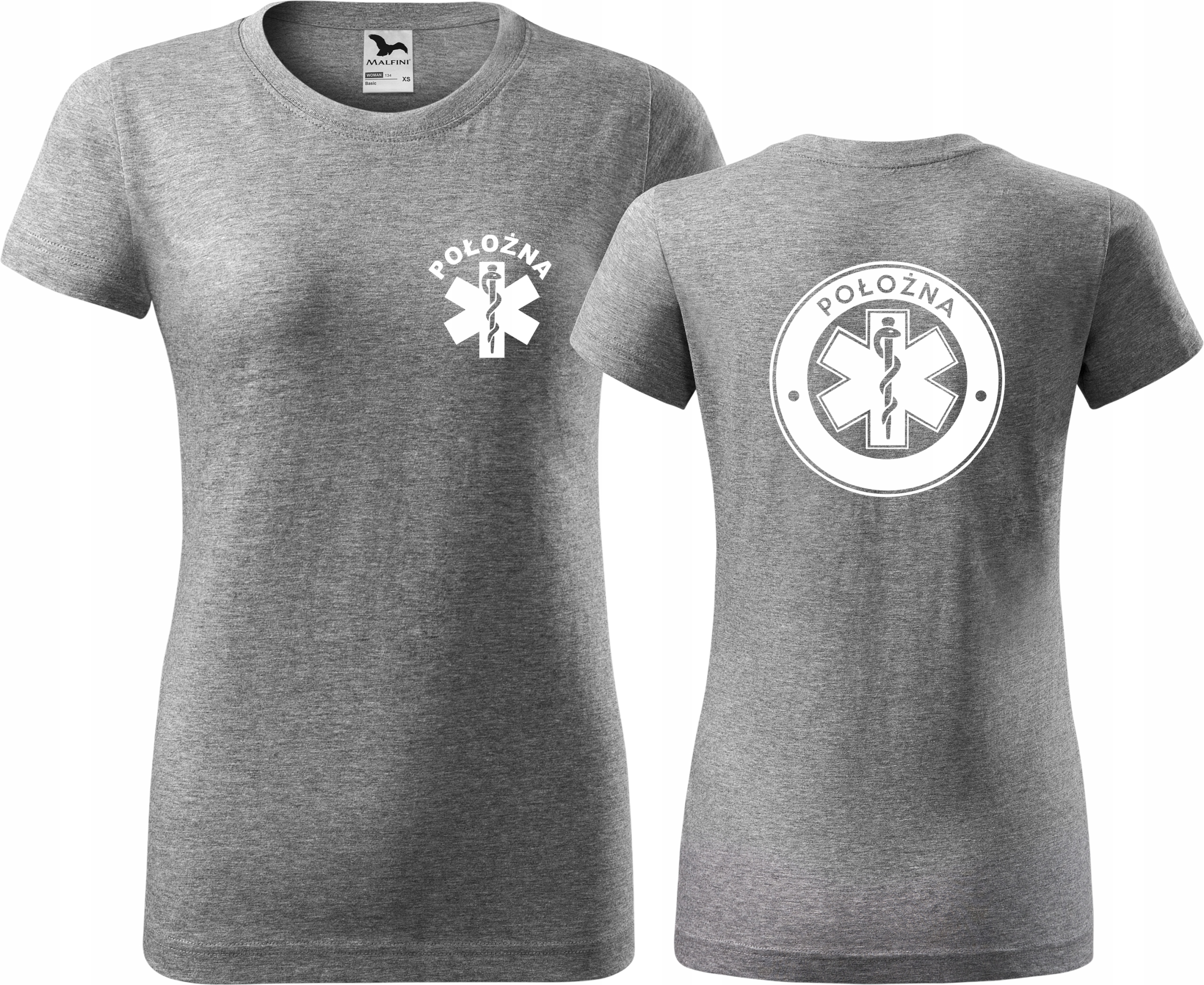 

Damska koszulka medyczna Położna bawełna jakość