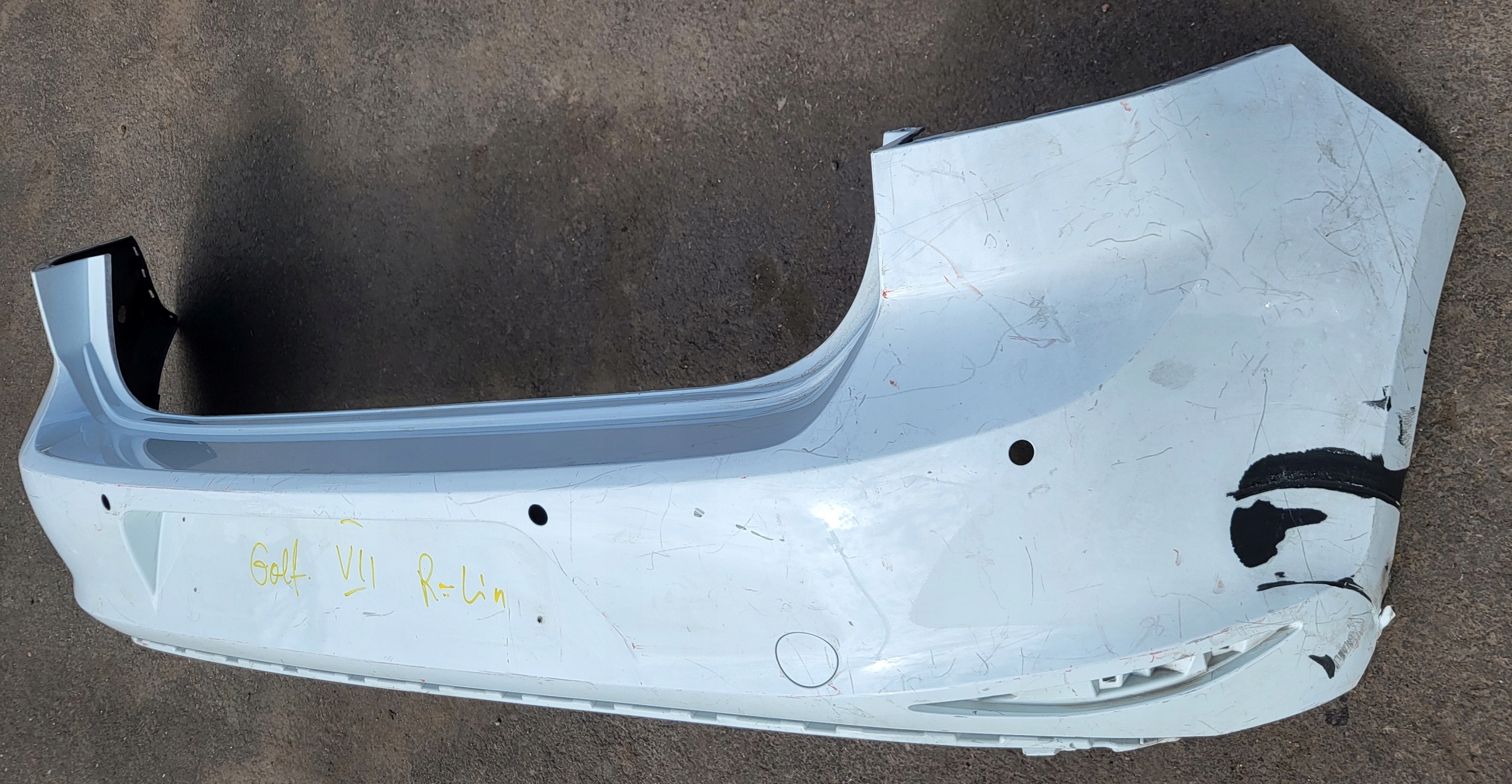 Stoßstange hinten heck Abschleppöse VW GOLF VII 7 5G HB OE