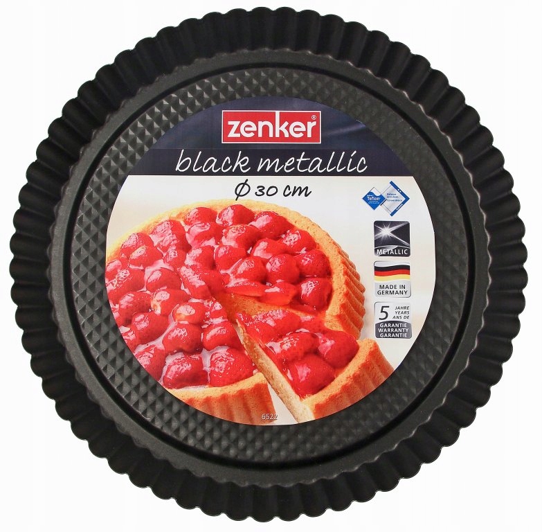 

Czarna Praktyczna Forma Owocówka 30CM Zenker