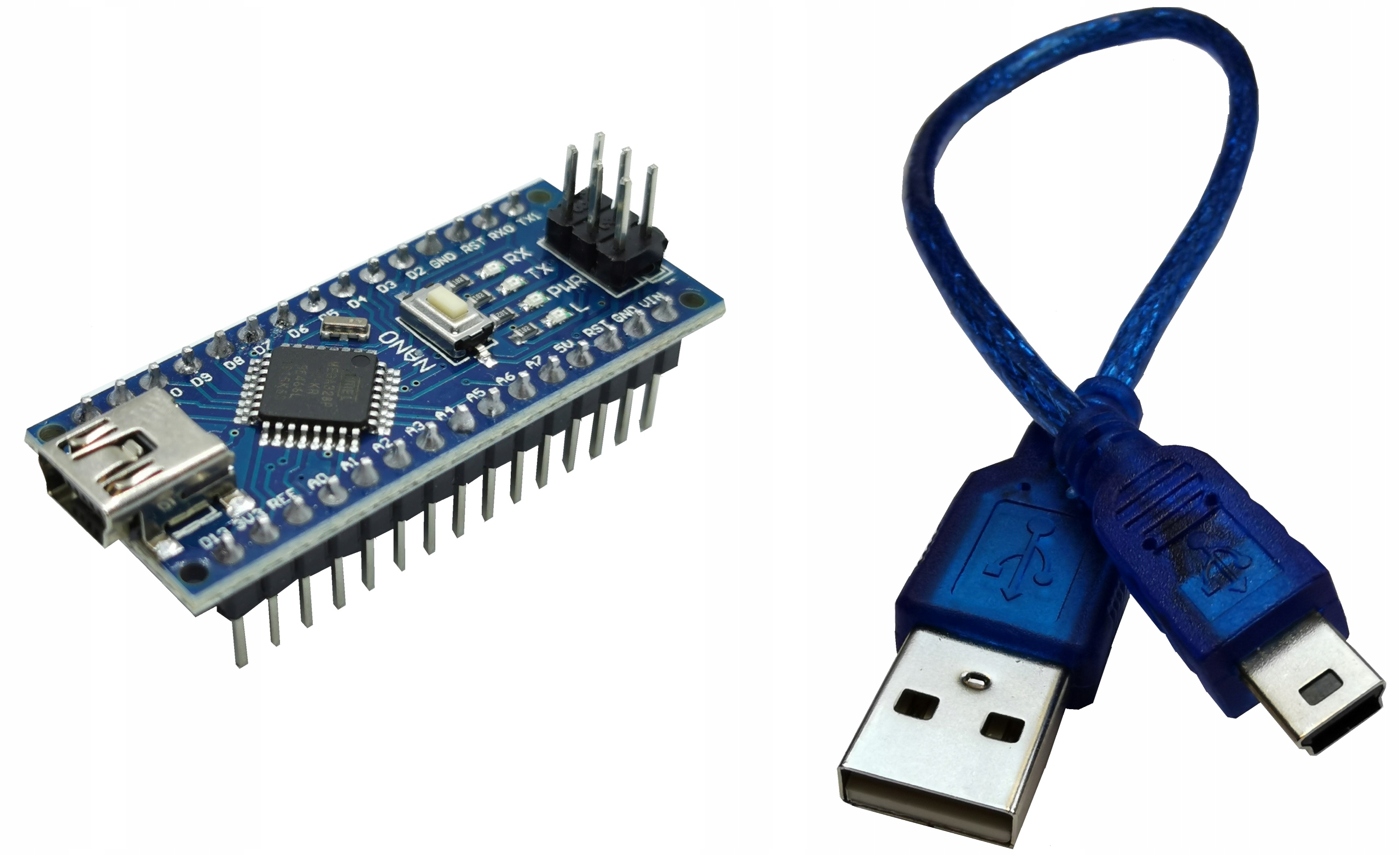 

Arduino Nano V3 ATmega328P CH340G zlutowany+kabel