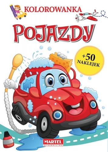 

Kolorowanka z naklejkami Pojazdy