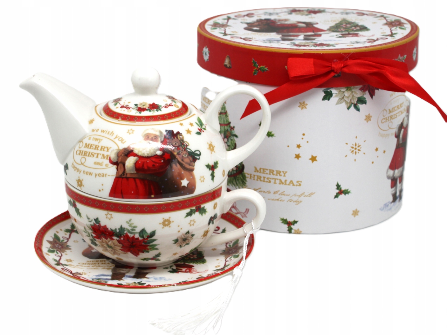 Vánoční džbán s šálek Tea for one džbán 300 ml šálek 200 ml