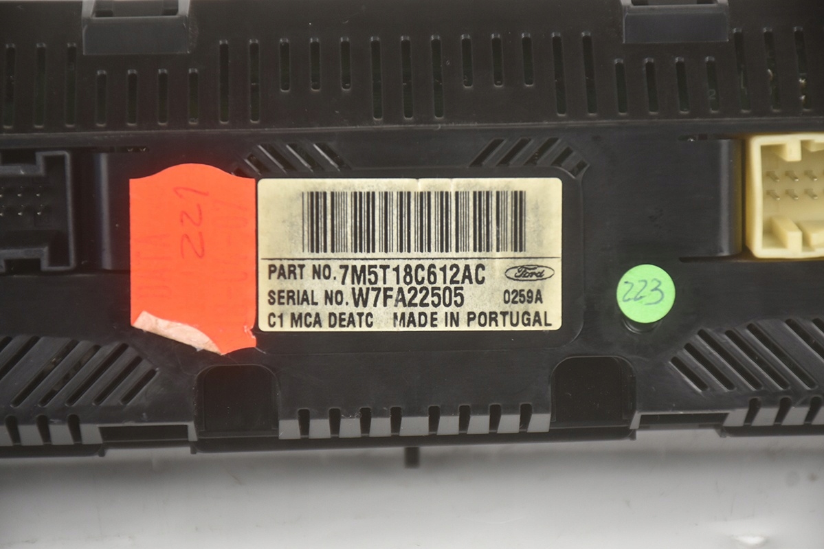 PANEL klími klimatizaci FORD C-MAX MK1 7M5T18C612AC